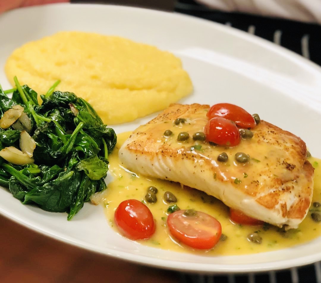 Order Salmon Piccata food online from Chris Pizza store, Clifton on bringmethat.com