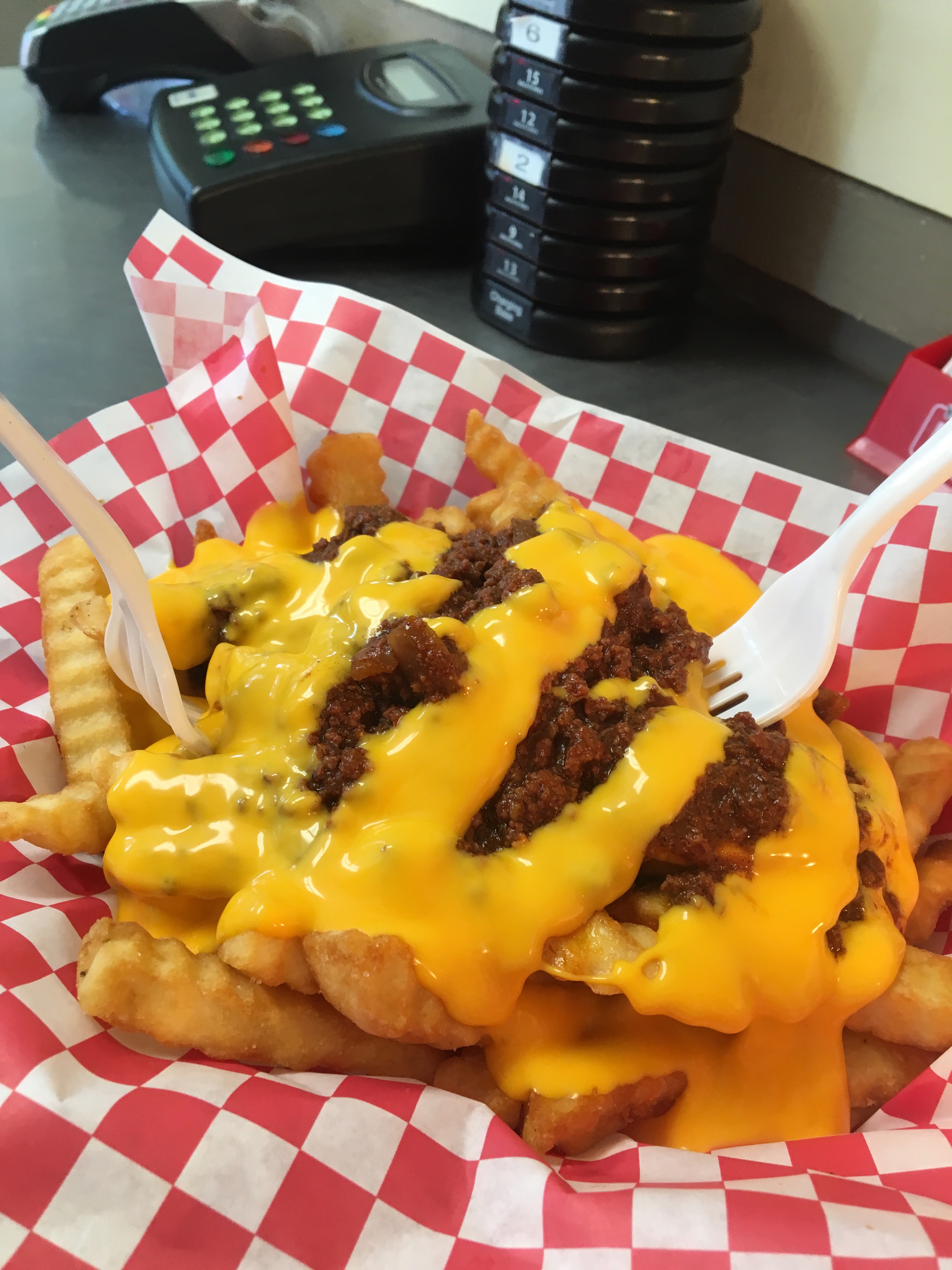 Order Chili Cheese Fries food online from Joe's Dairy Bar store, Hopewell Jct on bringmethat.com