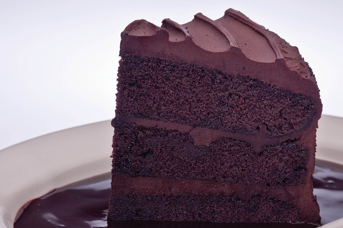 Order Double Dark Chocolate Cake food online from Buca di beppo italian - washington, dc store, Washington on bringmethat.com