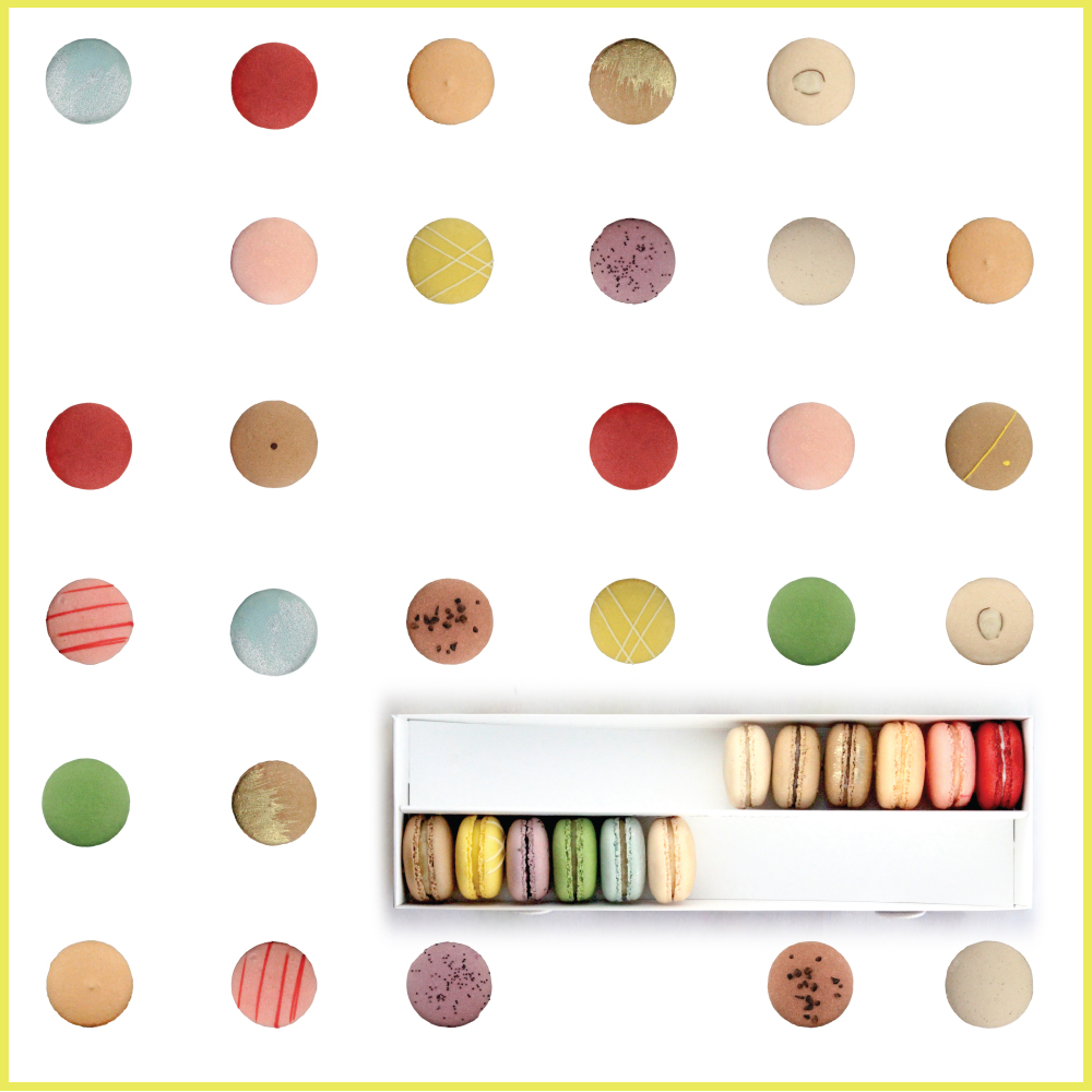Order Create Your Own Assortment – 24 Macarons food online from Chantal Guillon store, Palo Alto on bringmethat.com