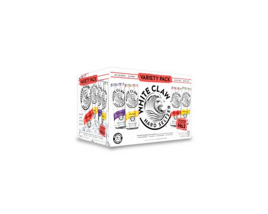 Order  White Claw Hard Seltzer Variety Pack No. 3 | 12 x 12oz Cans food online from Rancho Wine store, Thousand Oaks on bringmethat.com
