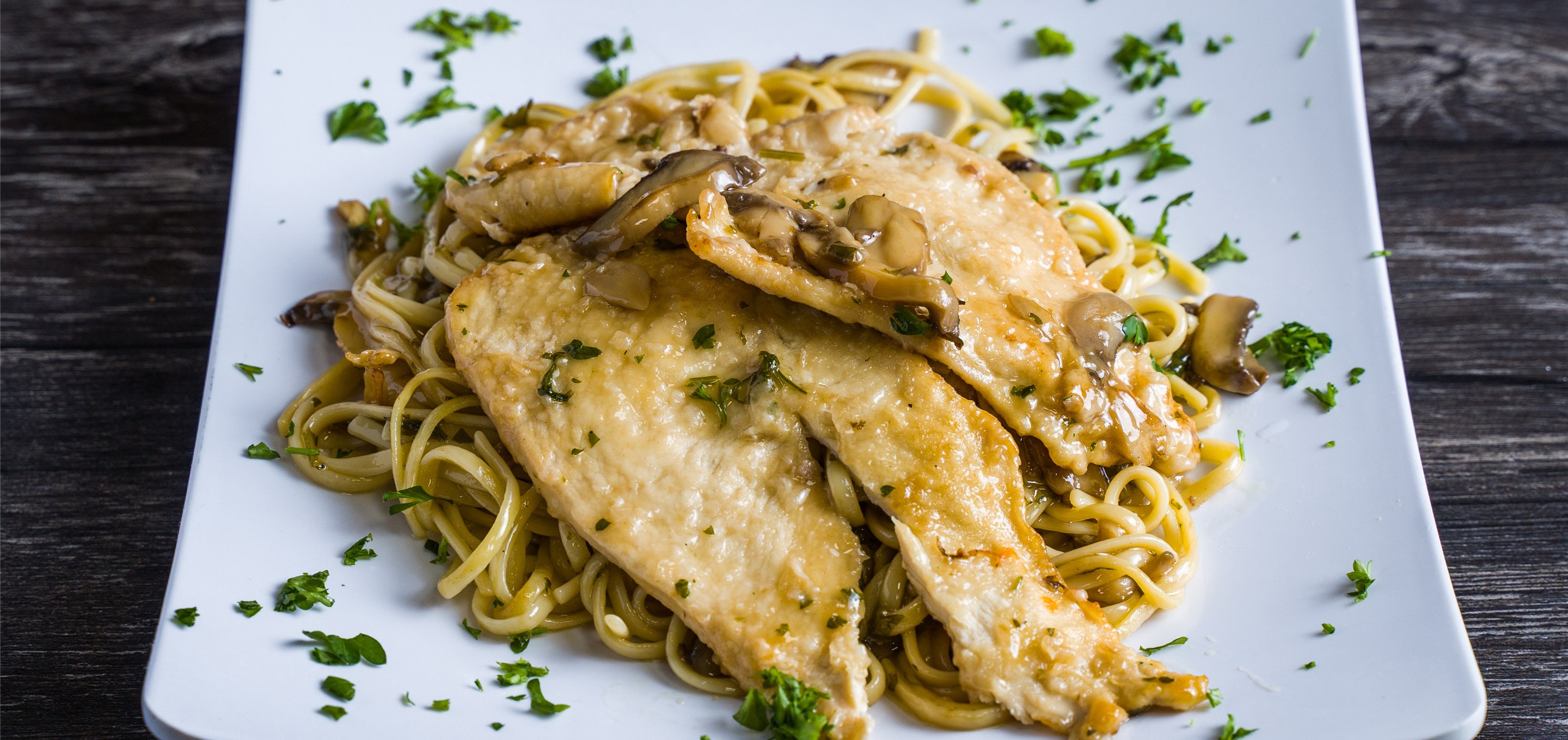 Order Chicken Marsala Plate food online from Bellini store, New York on bringmethat.com