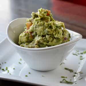 Order Side Guacamole (4oz) food online from Mamacita Tacos store, Lutherville Timonium on bringmethat.com