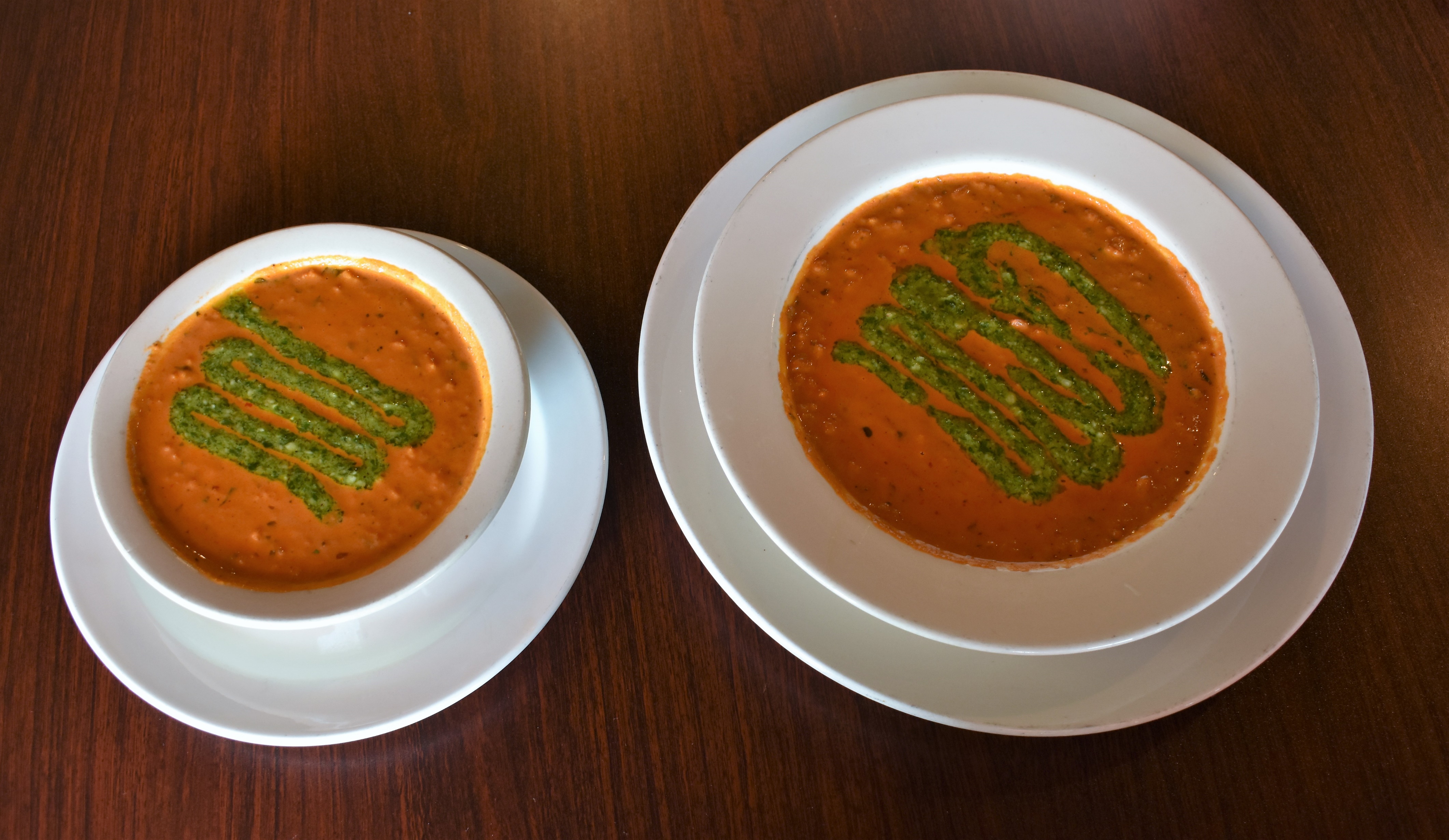 Order Tomato Basil Soup food online from Russo's New York Pizzeria store, Houston on bringmethat.com
