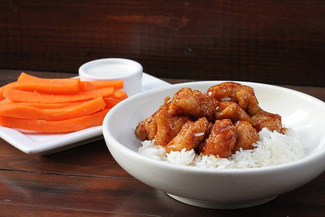 Order Chicken Teriyaki & Steamed Rice food online from Lazy Dog Restaurant & Bar store, Peachtree Corners on bringmethat.com