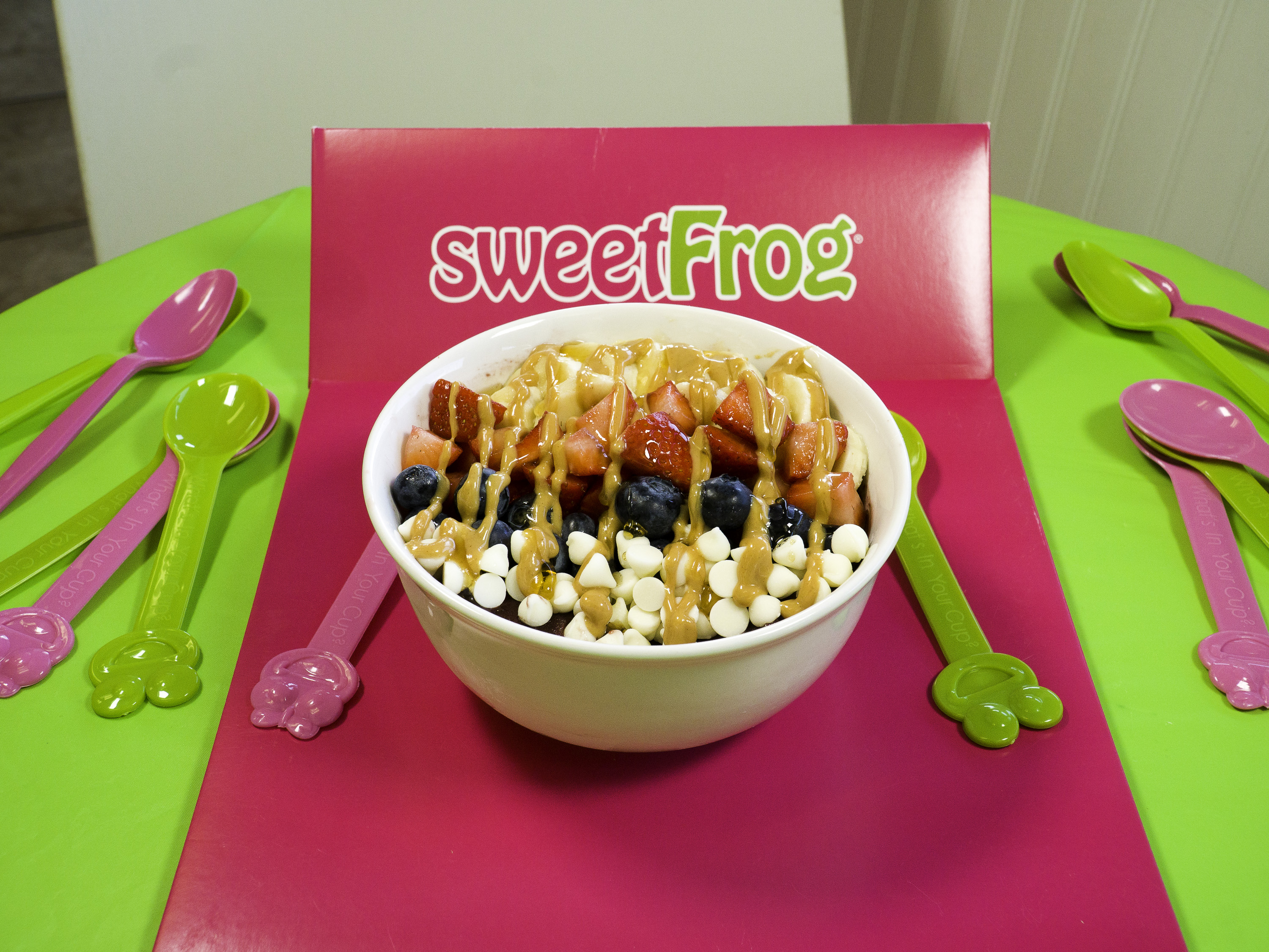 Order 1. Slice of Life Acai Bowl food online from Sweetfrog store, Sterling on bringmethat.com