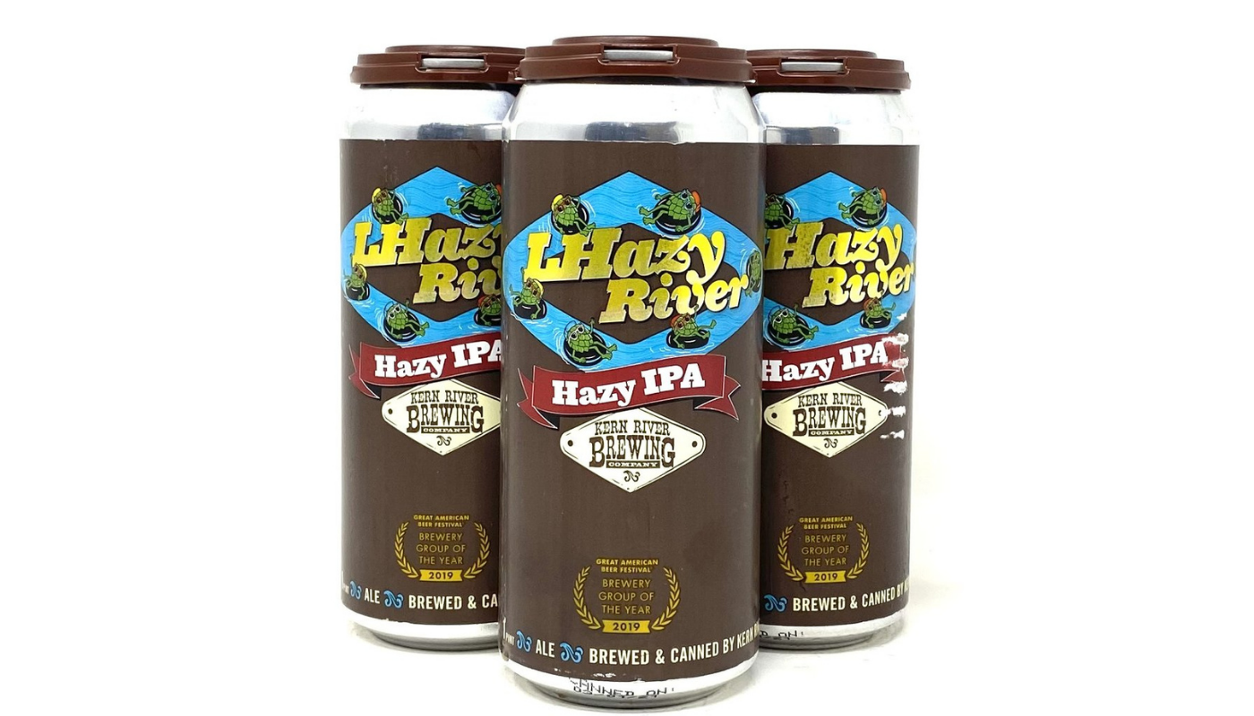 Order Kern River Lhazy River Hazy IPA 4 Pack 16oz Cans food online from Oceanview Liquor store, Hermosa Beach on bringmethat.com