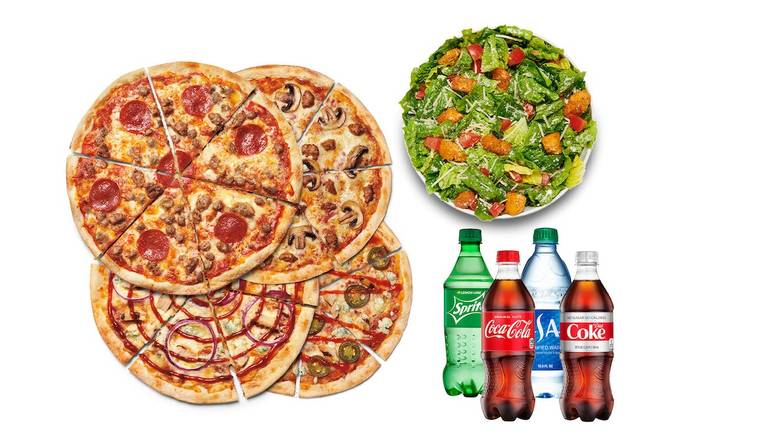 Order MOD Quad: Pizza, Salad, Drinks food online from MOD Pizza store, Vallejo on bringmethat.com