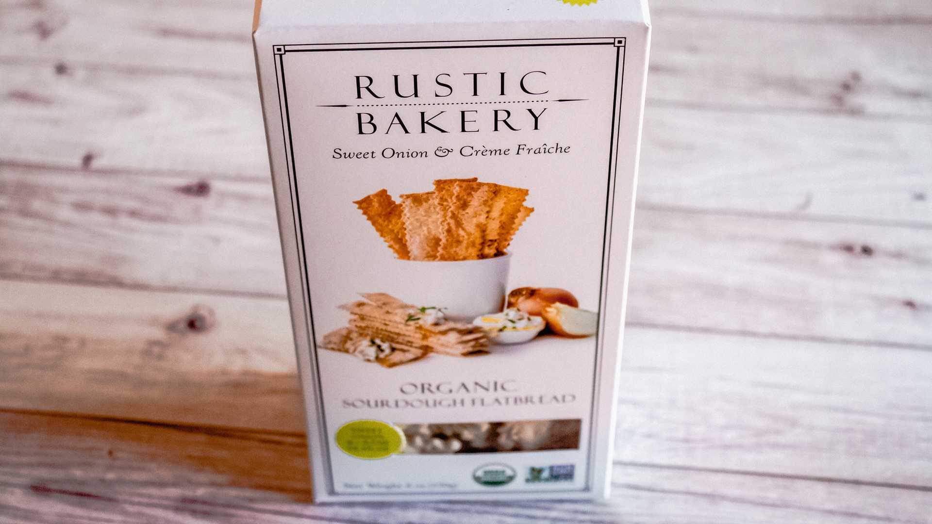 Order Sweet Onion and Creme Fraiche Flatbread food online from Rustic Bakery store, Larkspur on bringmethat.com