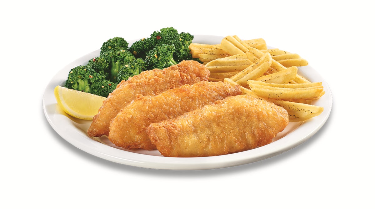 Order Fried Fish Platter  food online from Denny's store, Stockton on bringmethat.com