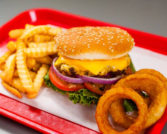 Order Cheeseburger food online from The Original Wing Busters store, Kansas City on bringmethat.com