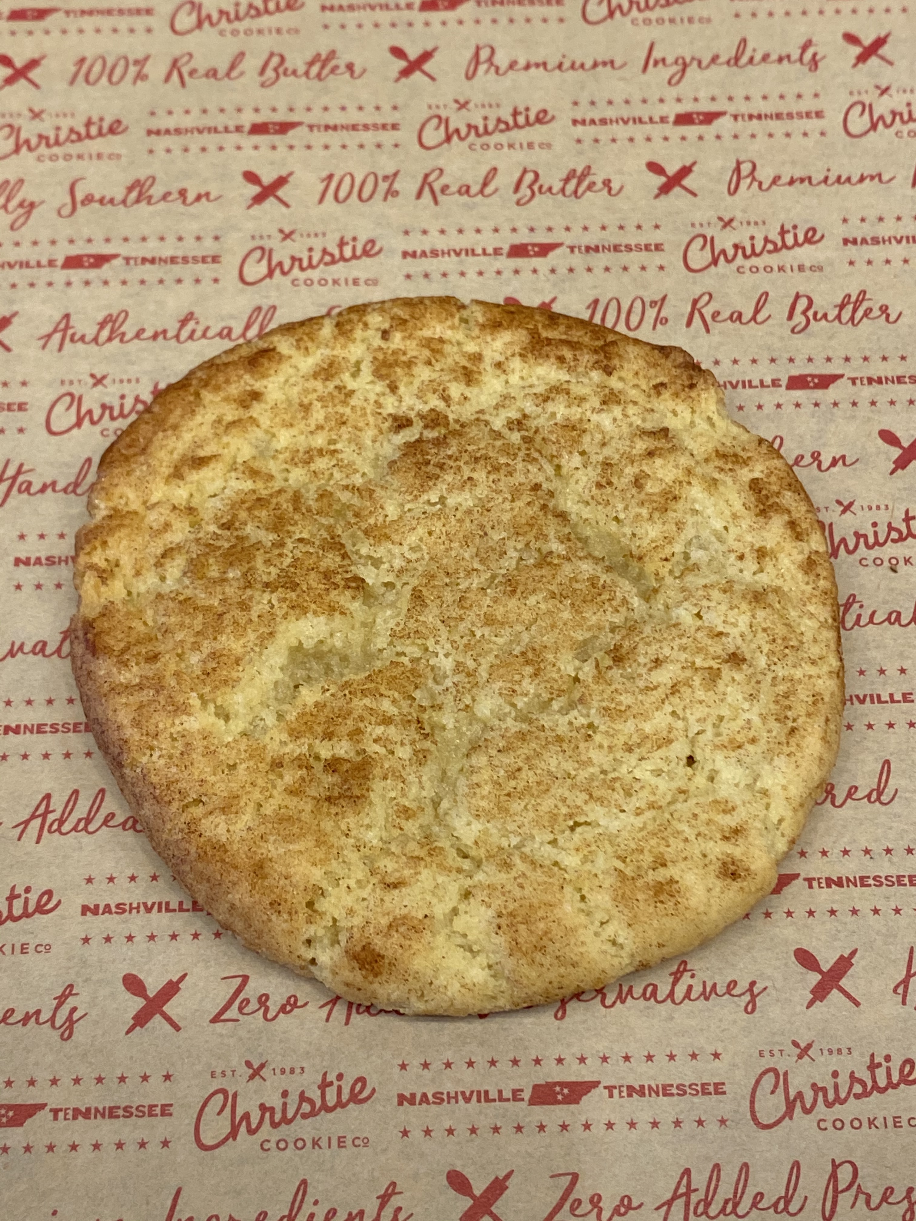Order Snickerdoodle  food online from Christie Cookie Co store, Nashville on bringmethat.com