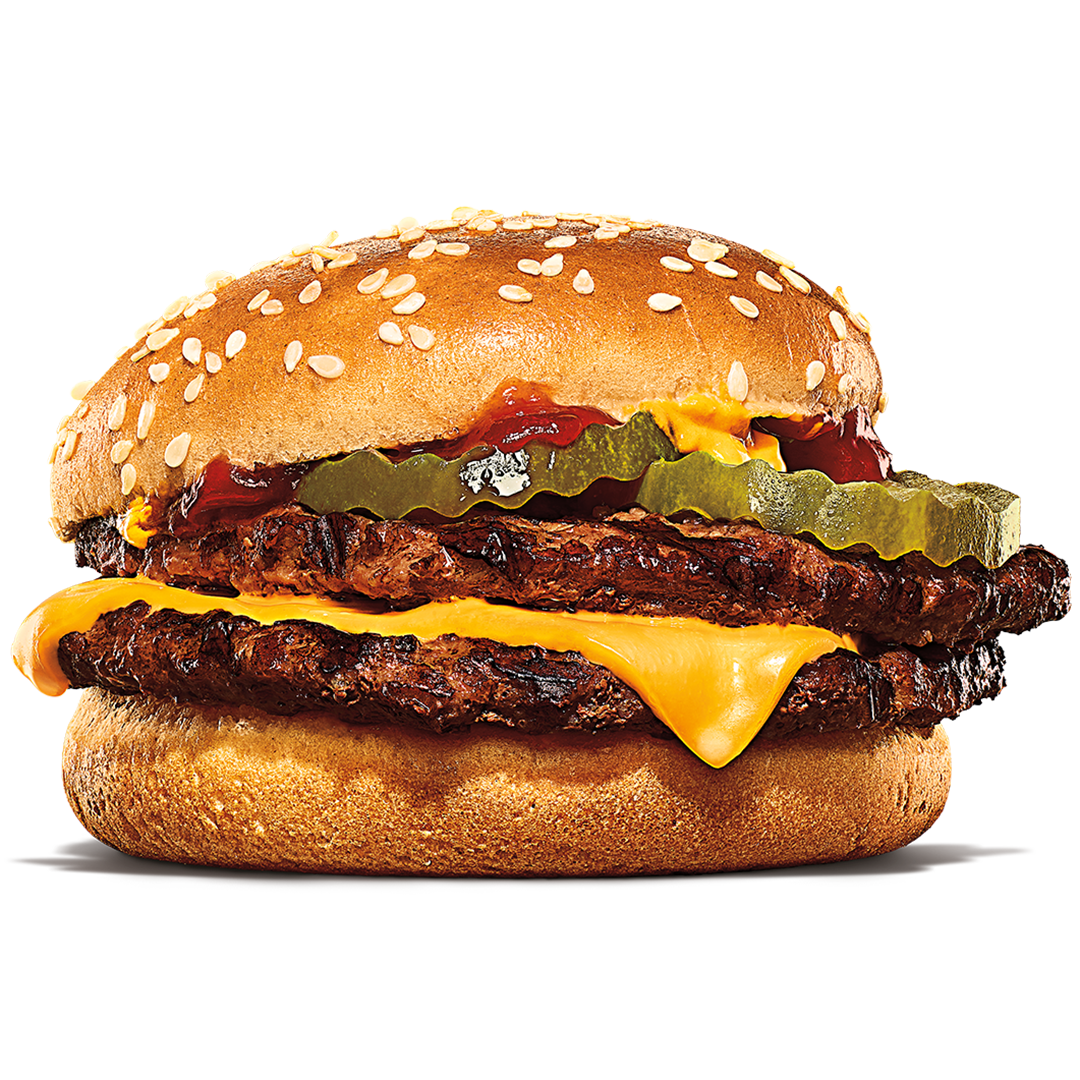 Order Double Cheeseburger food online from Burger King store, Holmes on bringmethat.com