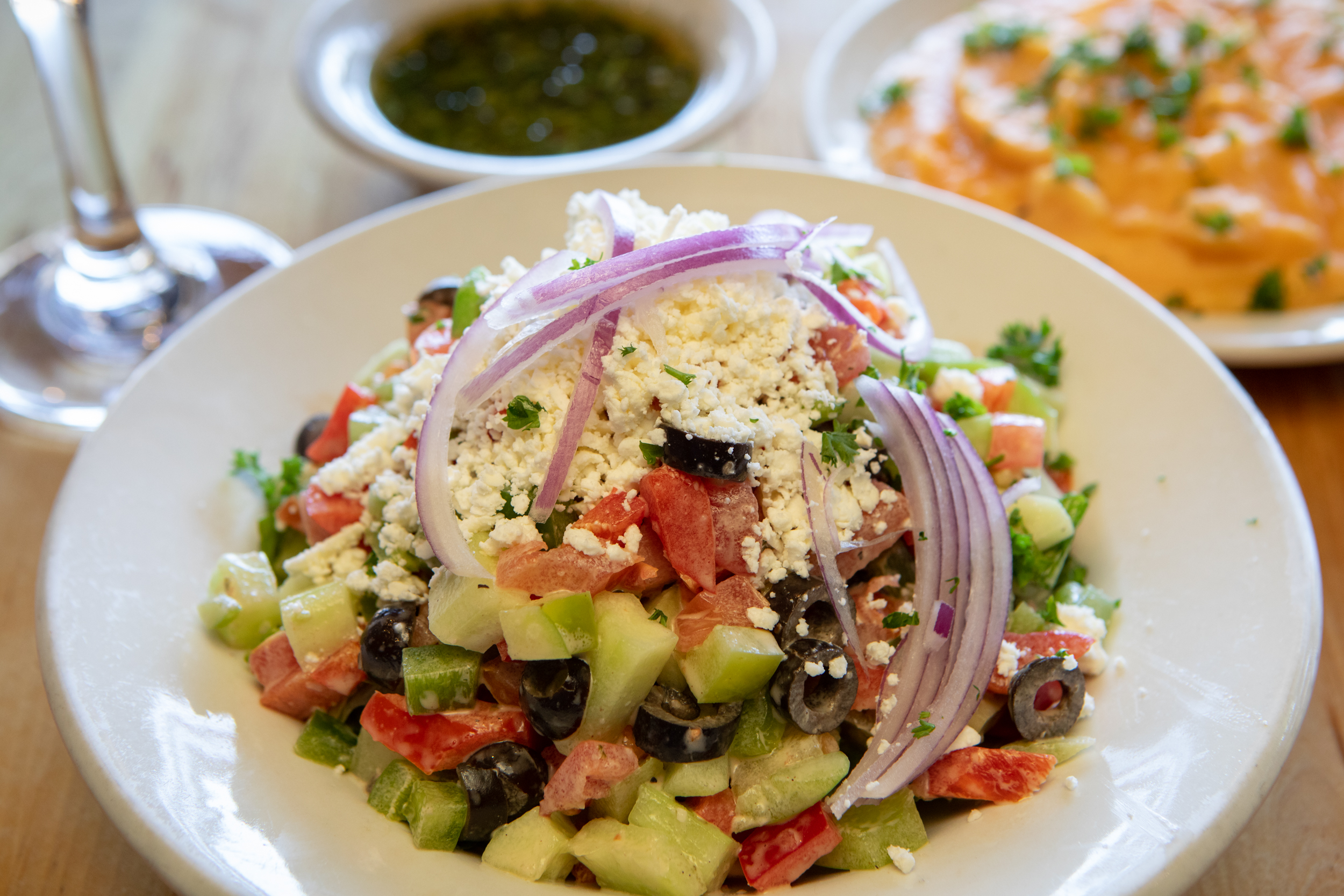 Order Griega Salad food online from Lalas Argentine Grill store, Los Angeles on bringmethat.com