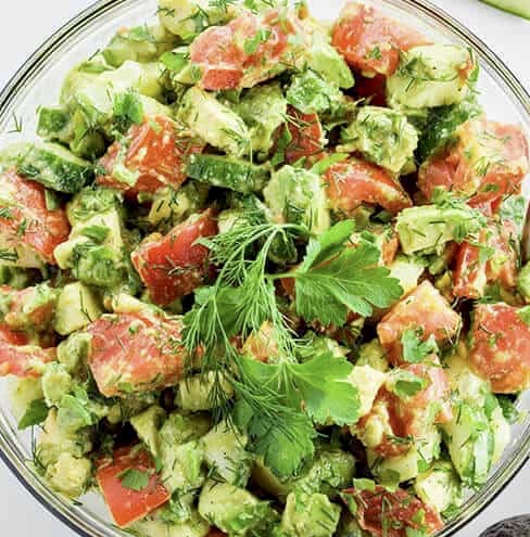 Order Avocado Salad food online from Cafe Gourmand store, Staten Island on bringmethat.com