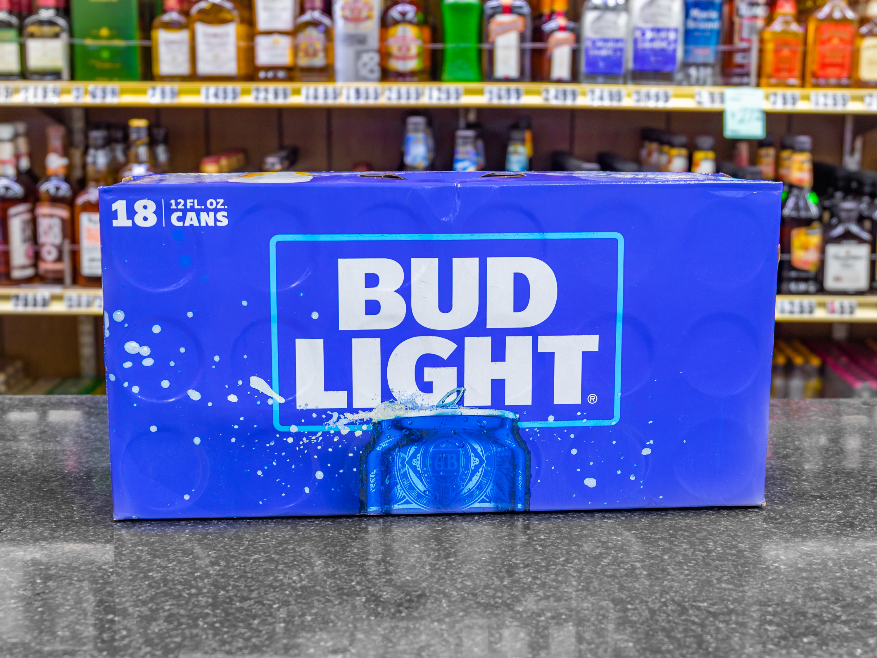 Order Bud Light, 18 Pack 12 oz. Can Beer food online from Crown Empire Liquor store, Costa Mesa on bringmethat.com