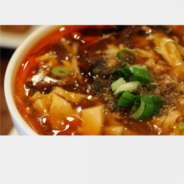 Order S3. Hot and Sour Soup food online from Asian Fusion store, Kennesaw on bringmethat.com