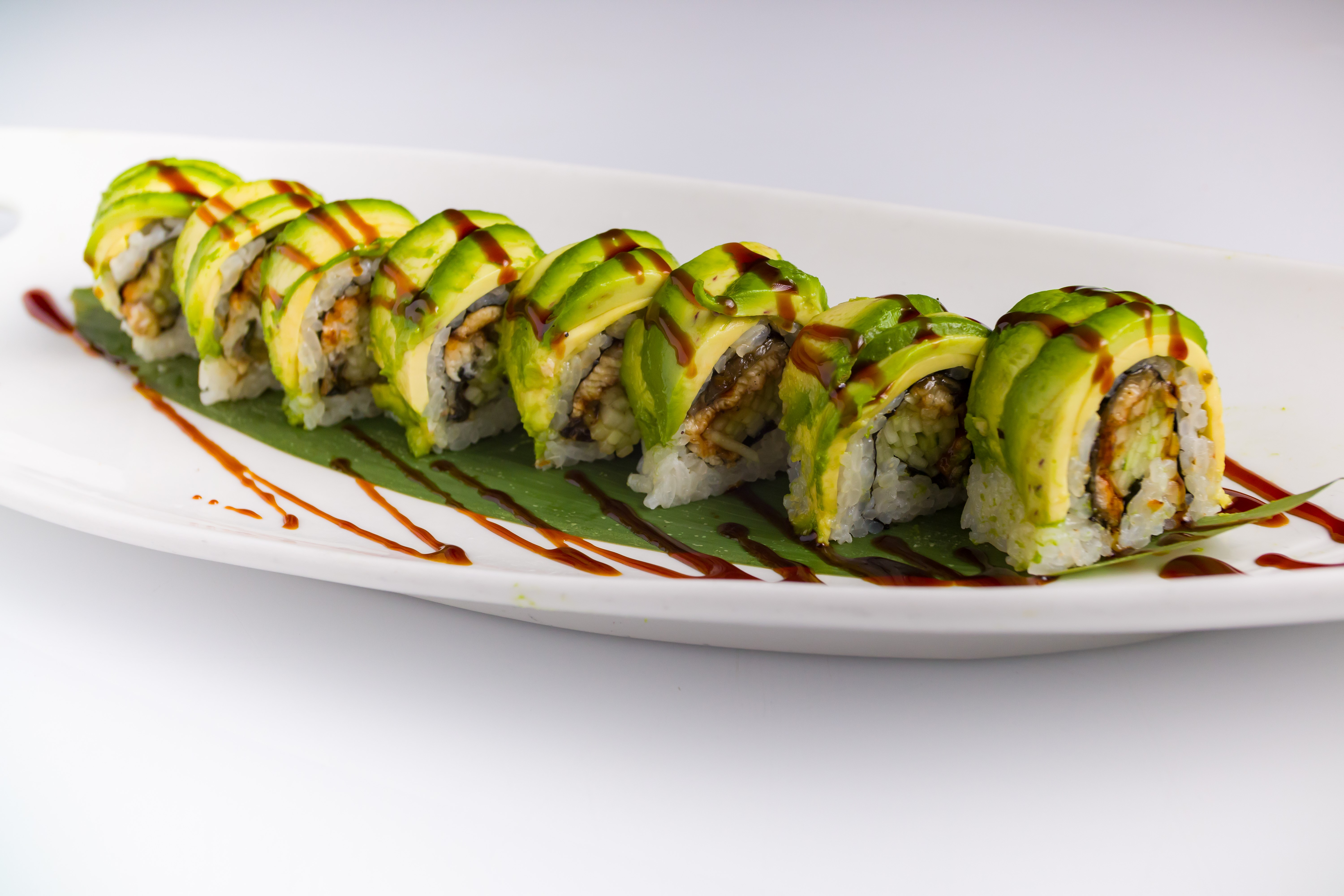 Order Dragon Roll food online from Nisen Sushi store, Commack on bringmethat.com