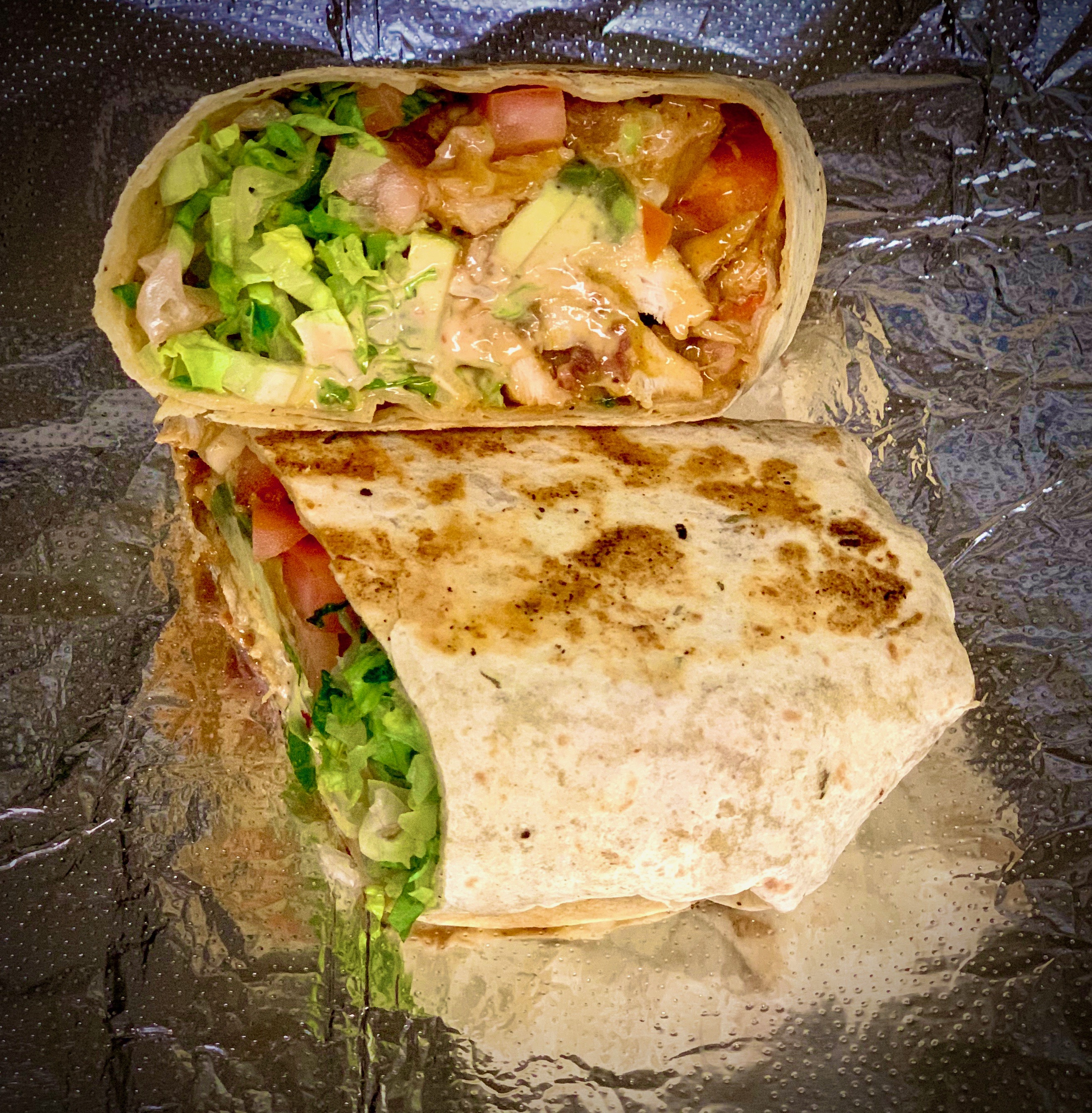 Order Papa Oso Chicken Wrap food online from Grizzly Grilled Cheese store, New York on bringmethat.com