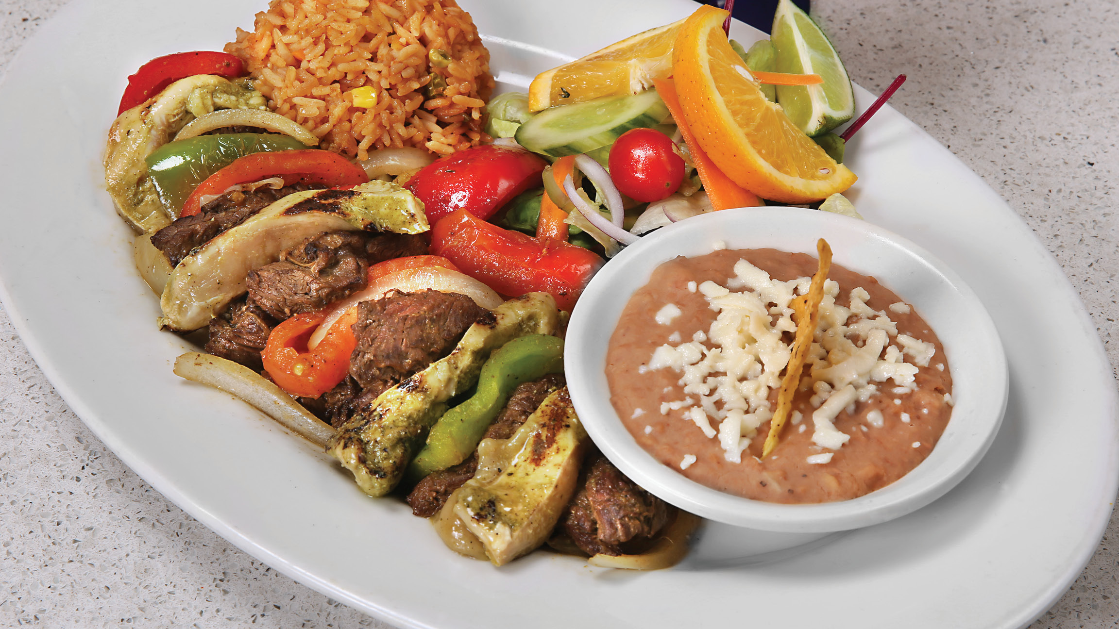 Order Combo Fajitas food online from Brothers Mexican Grill store, La Grange on bringmethat.com