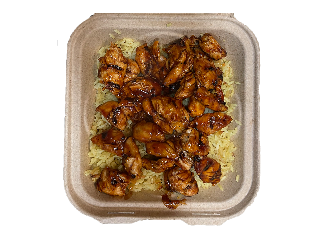 Order BBQ Grilled Chicken Dinner food online from Land of Pizza Inc store, South Boston on bringmethat.com