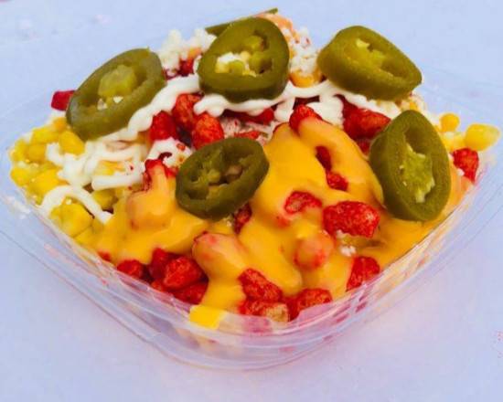 Order 07) Hot Cheetos Preparados food online from Elote Spot store, Houston on bringmethat.com