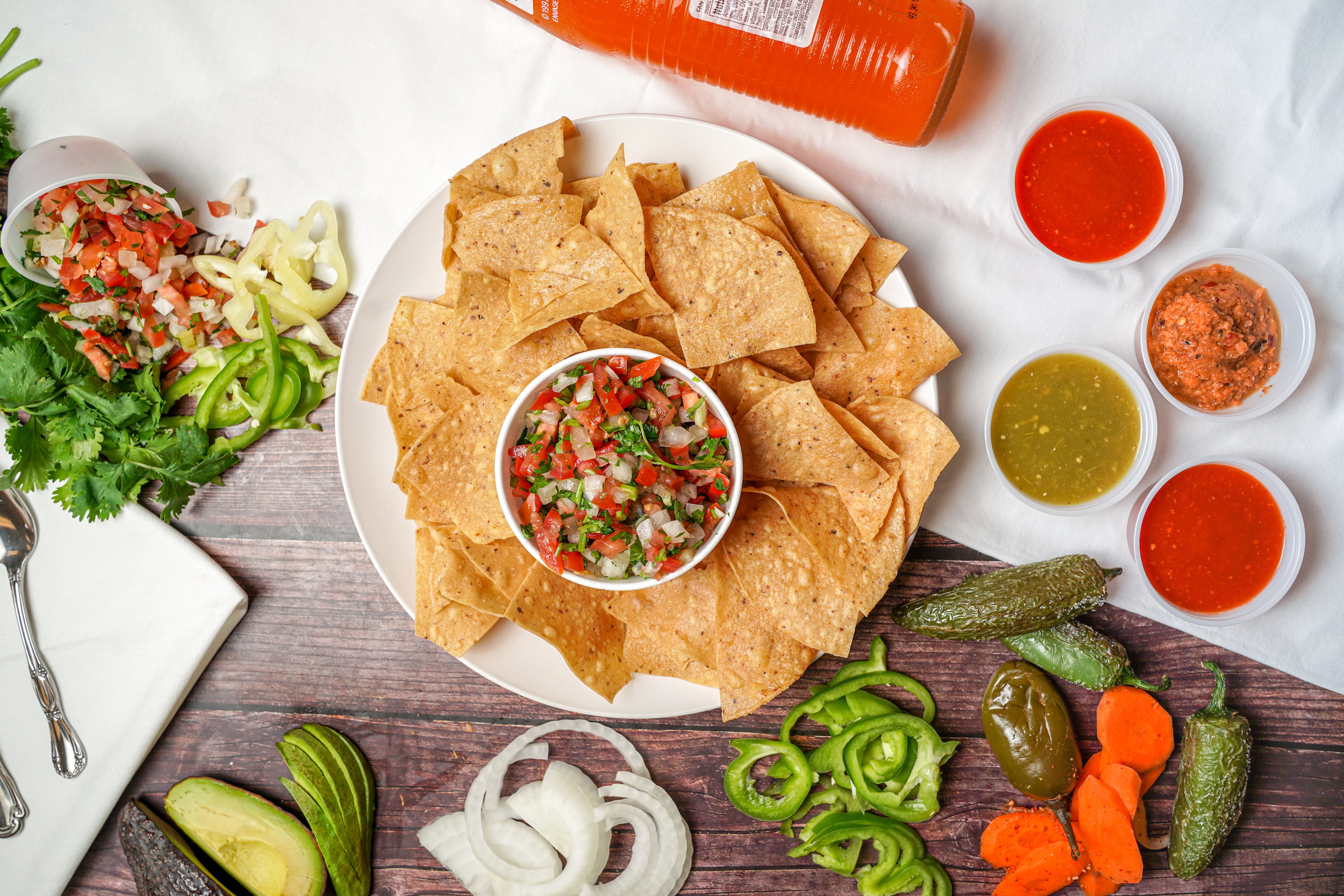 Order Chips with Salsa food online from Albertaco's Mexican Food Inc store, Cypress on bringmethat.com