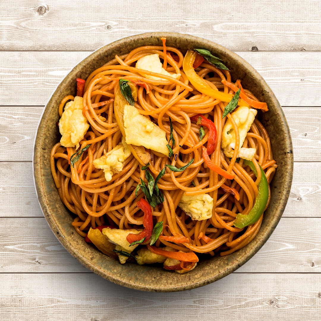 Order Egg Martial Noodles food online from The Hungry Himalayan store, Houston on bringmethat.com