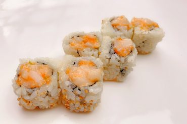 Order Crunchy Spicy White Tuna Roll food online from Iron Chef store, Phoenix on bringmethat.com
