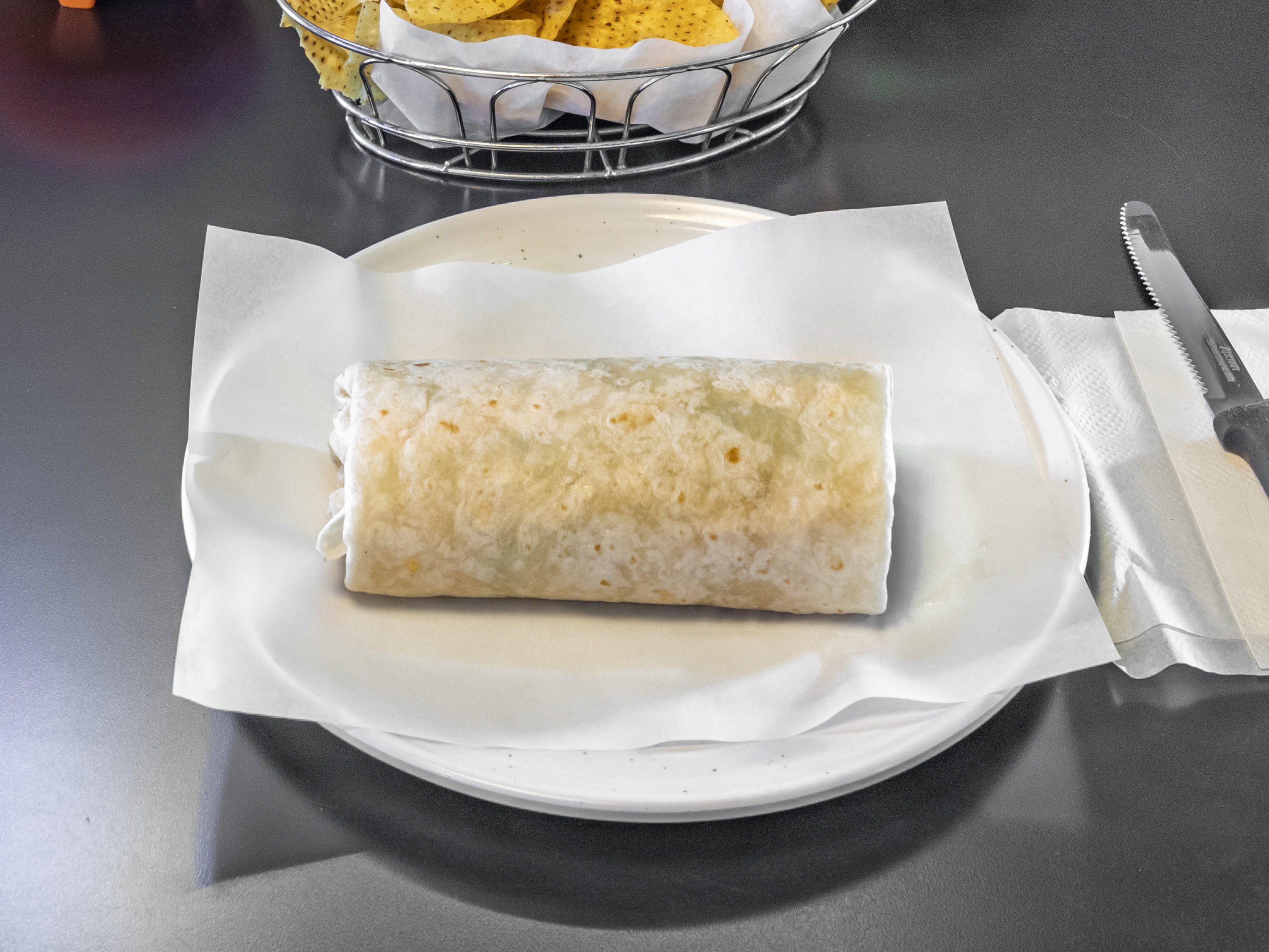 Order Bistec Burrito food online from Taqueria Los Comales store, Bridgeview on bringmethat.com