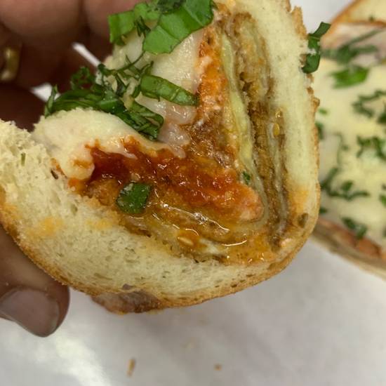 Order Eggplant Parm Sandwich food online from Demarco's Sandwiches store, Portland on bringmethat.com