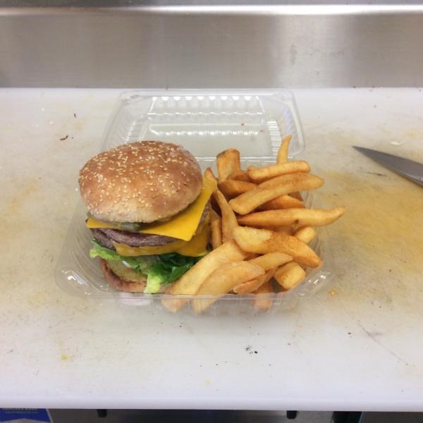Order Double Patties Cheeseburger food online from Old Sicily Pizza store, North Hollywood on bringmethat.com