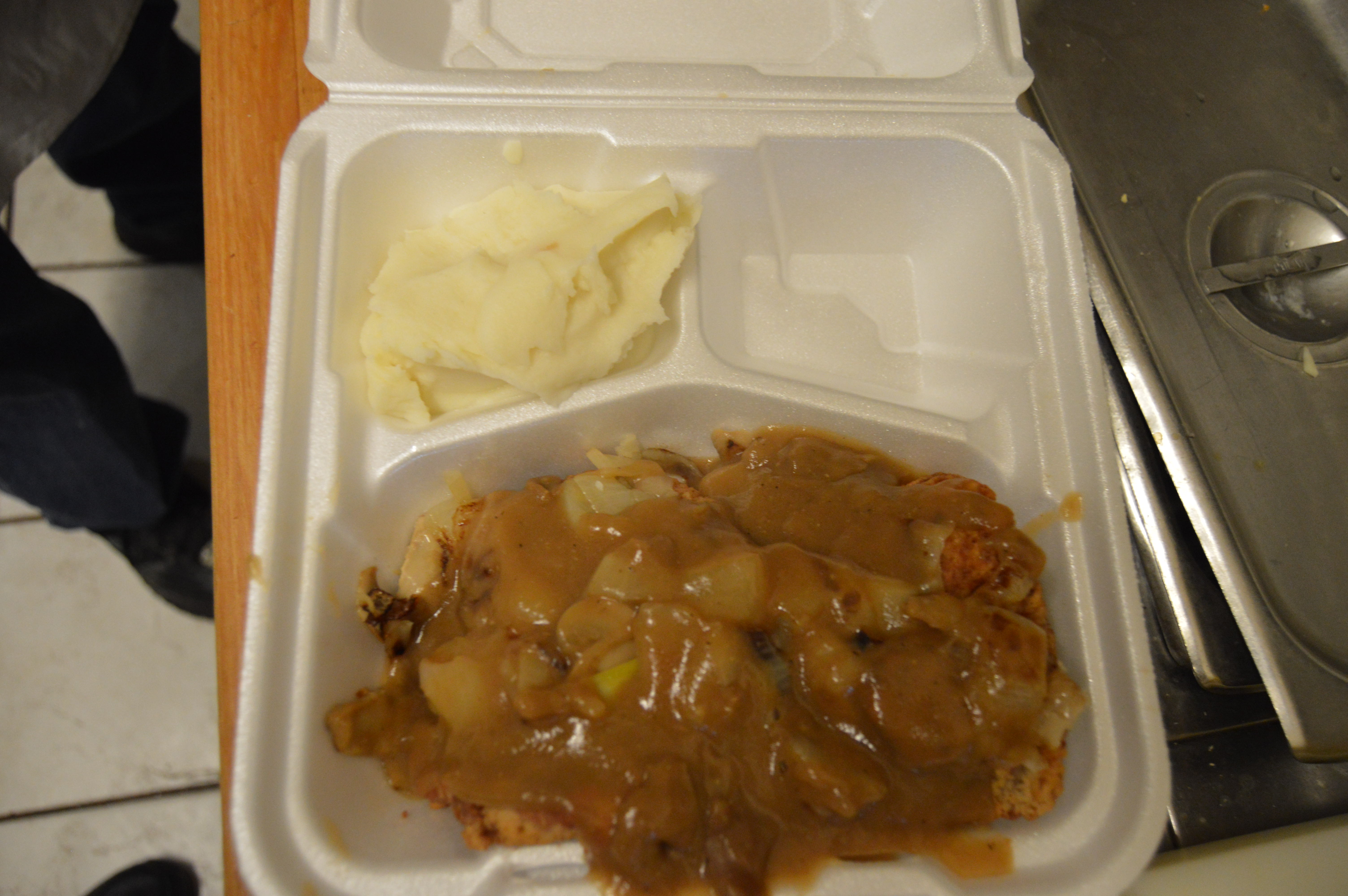 Order Smothered Chicken Dinner food online from Angelas Family Restaurant store, Cleveland on bringmethat.com