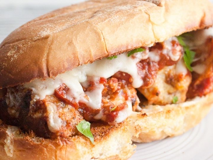Order Chicken Parmesan Sub food online from Sam Market Deli And Grill store, Edgewater on bringmethat.com