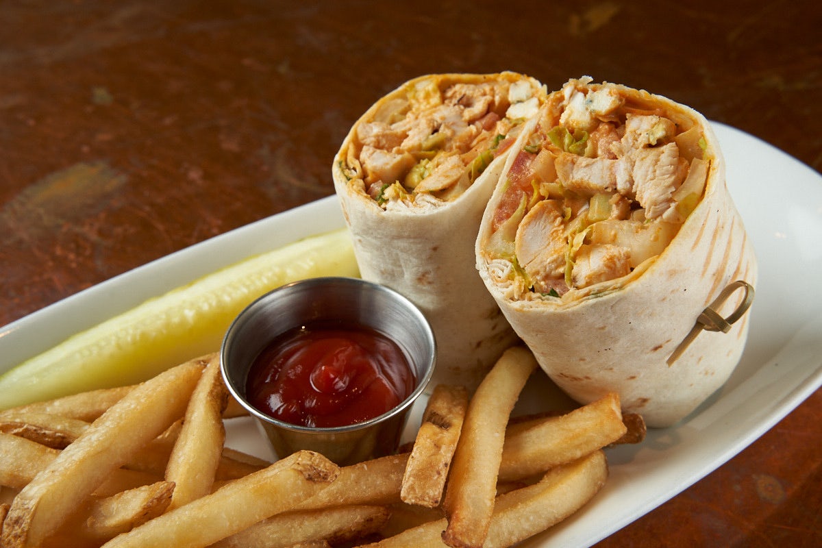 Order NASHVILLE HOT CHICKEN WRAP food online from Old Town Pour House store, Gaithersburg on bringmethat.com