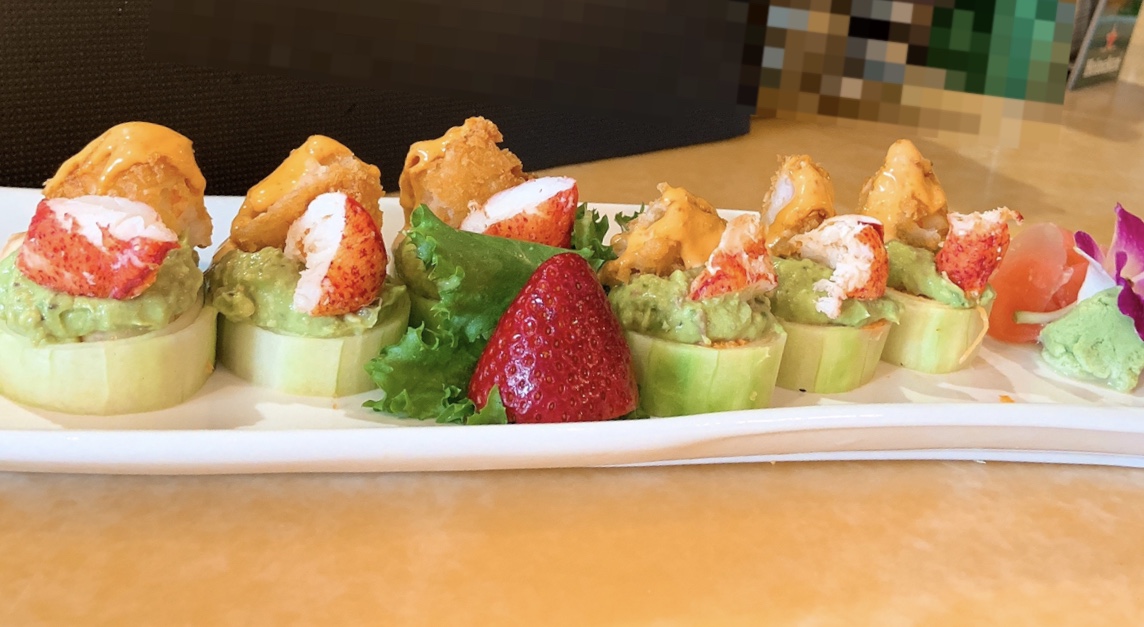 Order Over the Top Roll food online from Wasabi Steakhouse store, Salem on bringmethat.com