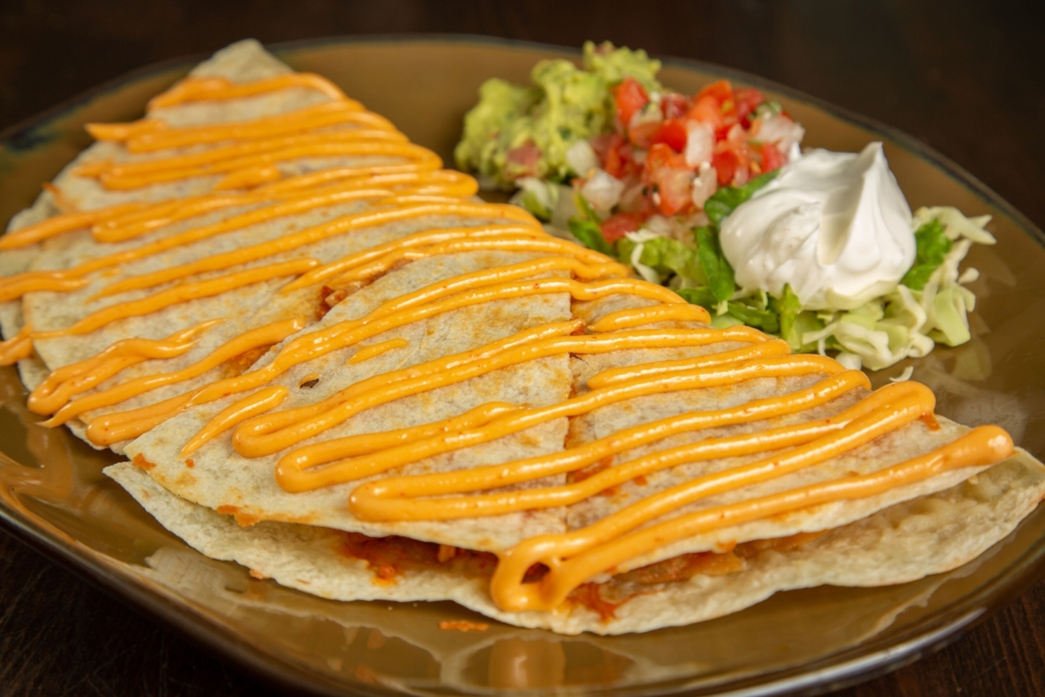 Order Stacked Quesadillas food online from Hussongs Cantina store, Las Vegas on bringmethat.com