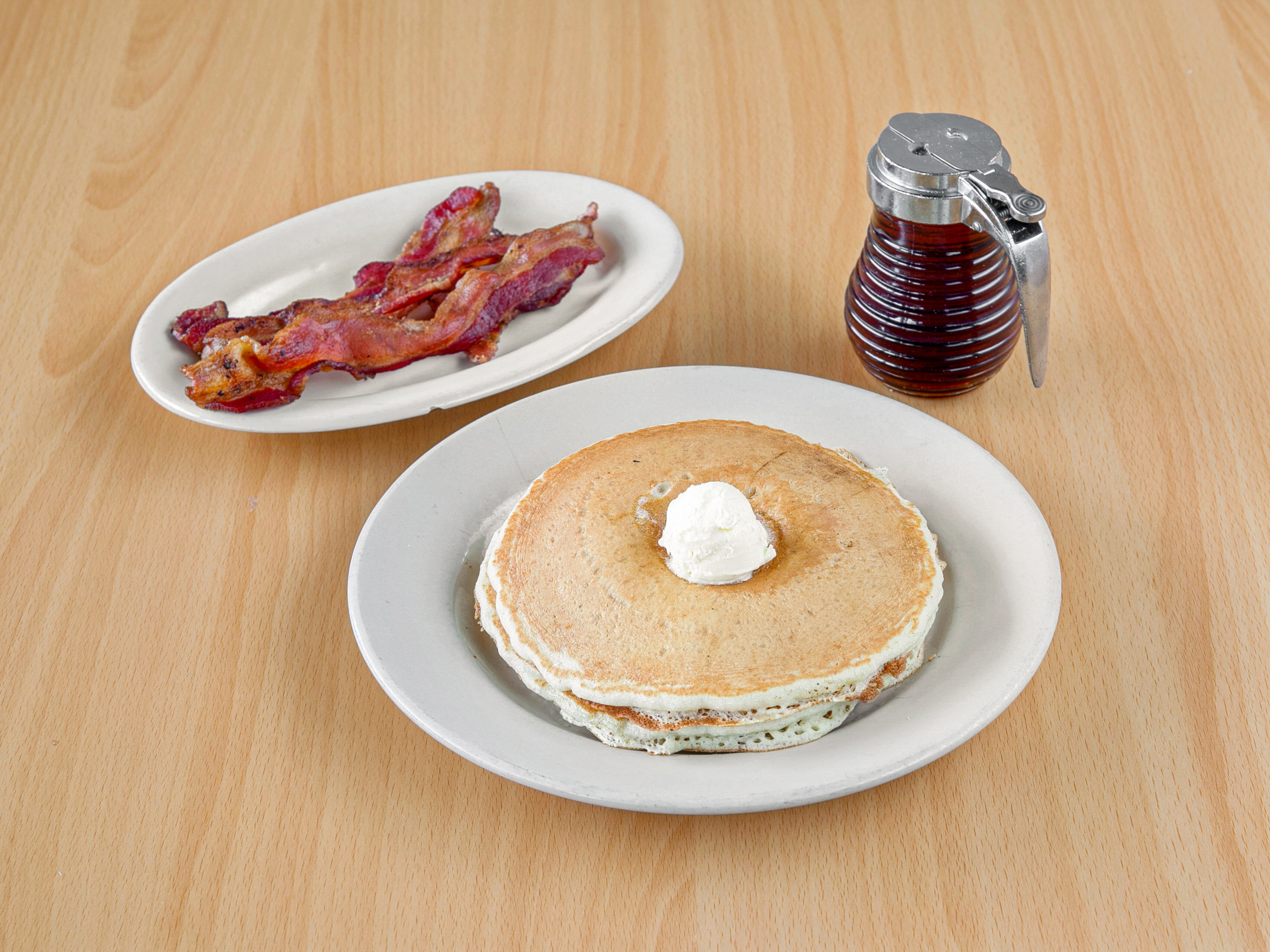 Order Pecan Pancakes food online from Pj Cafe store, Irving on bringmethat.com