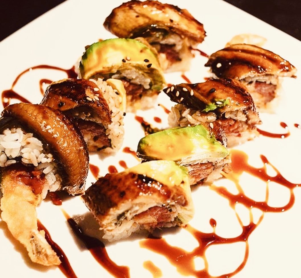 Order Sunset Roll food online from Sakana Japanese Sushi & Grill store, La Canada Flintridge on bringmethat.com