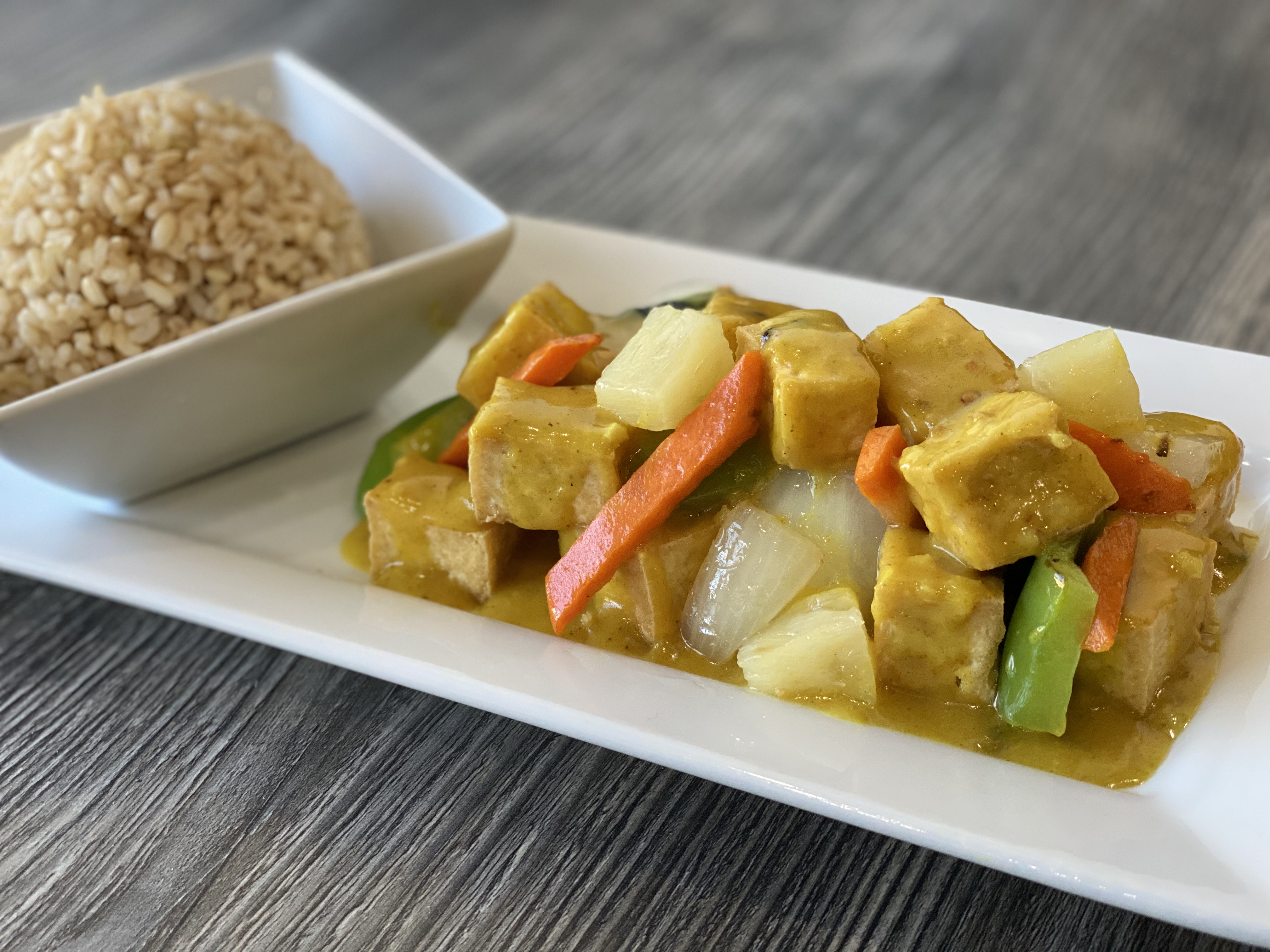 Order Thai Coconut Curry food online from Zen Modern Asian store, San Diego on bringmethat.com