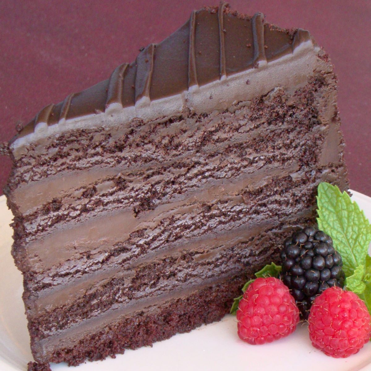 Order Double Chocolate Cake food online from Streets Of New York store, Peoria on bringmethat.com