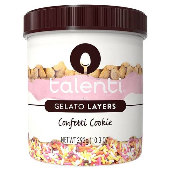 Order Talenti Layers Confetti Cookie (1 Pint) food online from Goodpop Shop store, Austin on bringmethat.com