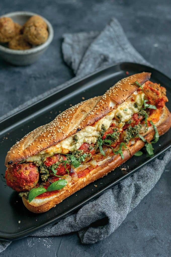 Order Tito's Sloppy Garbanzo Marinara Sub food online from Gold Leaf Pastry Shop store, Linden on bringmethat.com