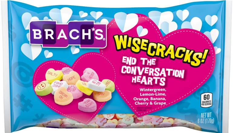 Order Brachs Wisecracks Conversation Hearts - 6 oz food online from Rite Aid store, Davis on bringmethat.com