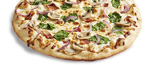 Order Bacon Spinach Mushroom Pizza food online from Zpizza store, San Clemente on bringmethat.com