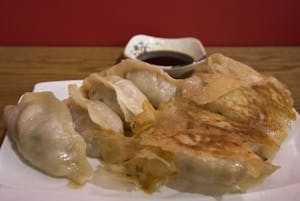 Order 3. Freshly Made Beef Pot Sticker 牛肉锅贴 food online from Lan House store, Lincoln on bringmethat.com
