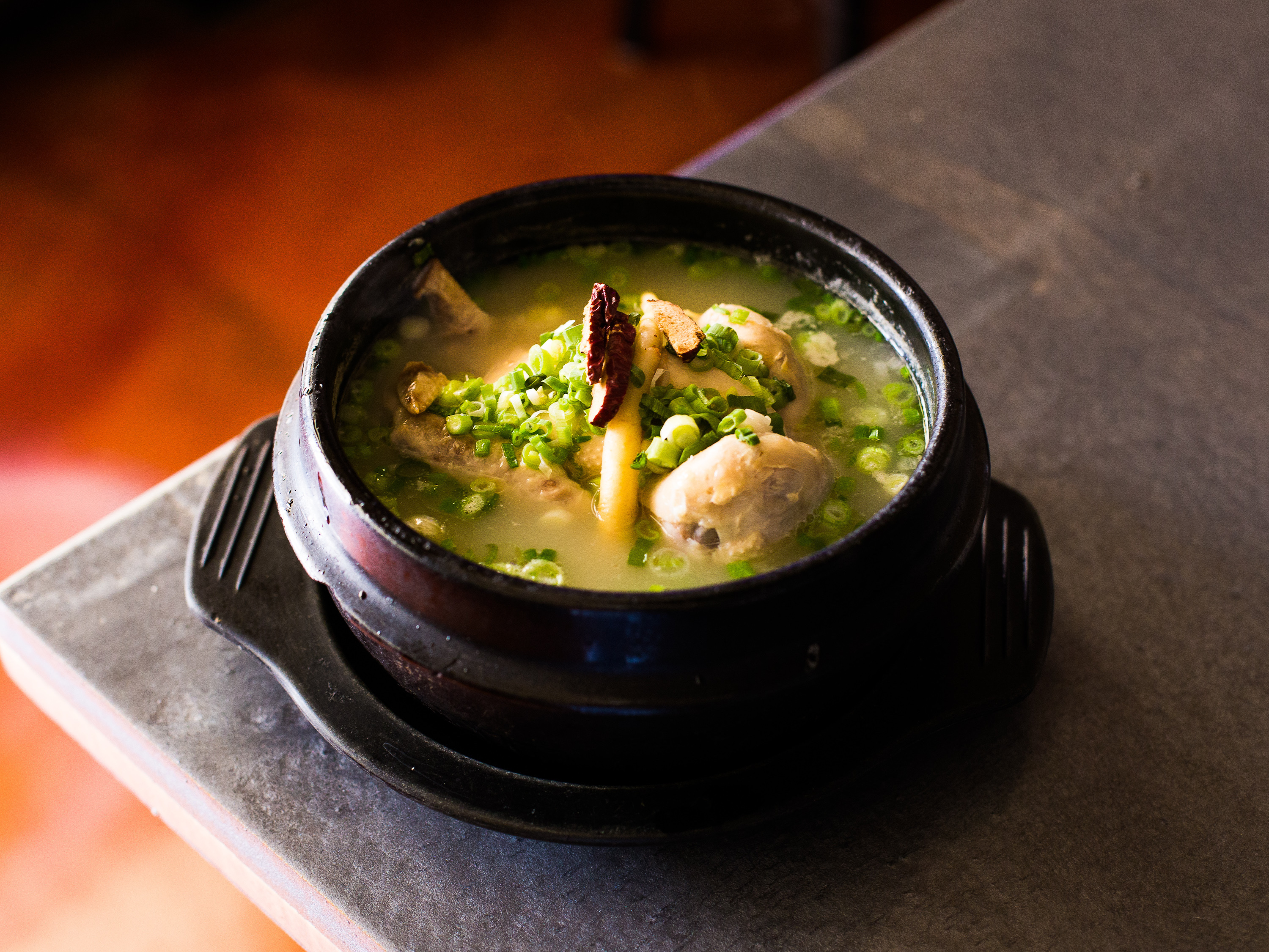Order Chicken Soup with Ginseng (삼계탕) food online from Honey Pig store, Las Vegas on bringmethat.com