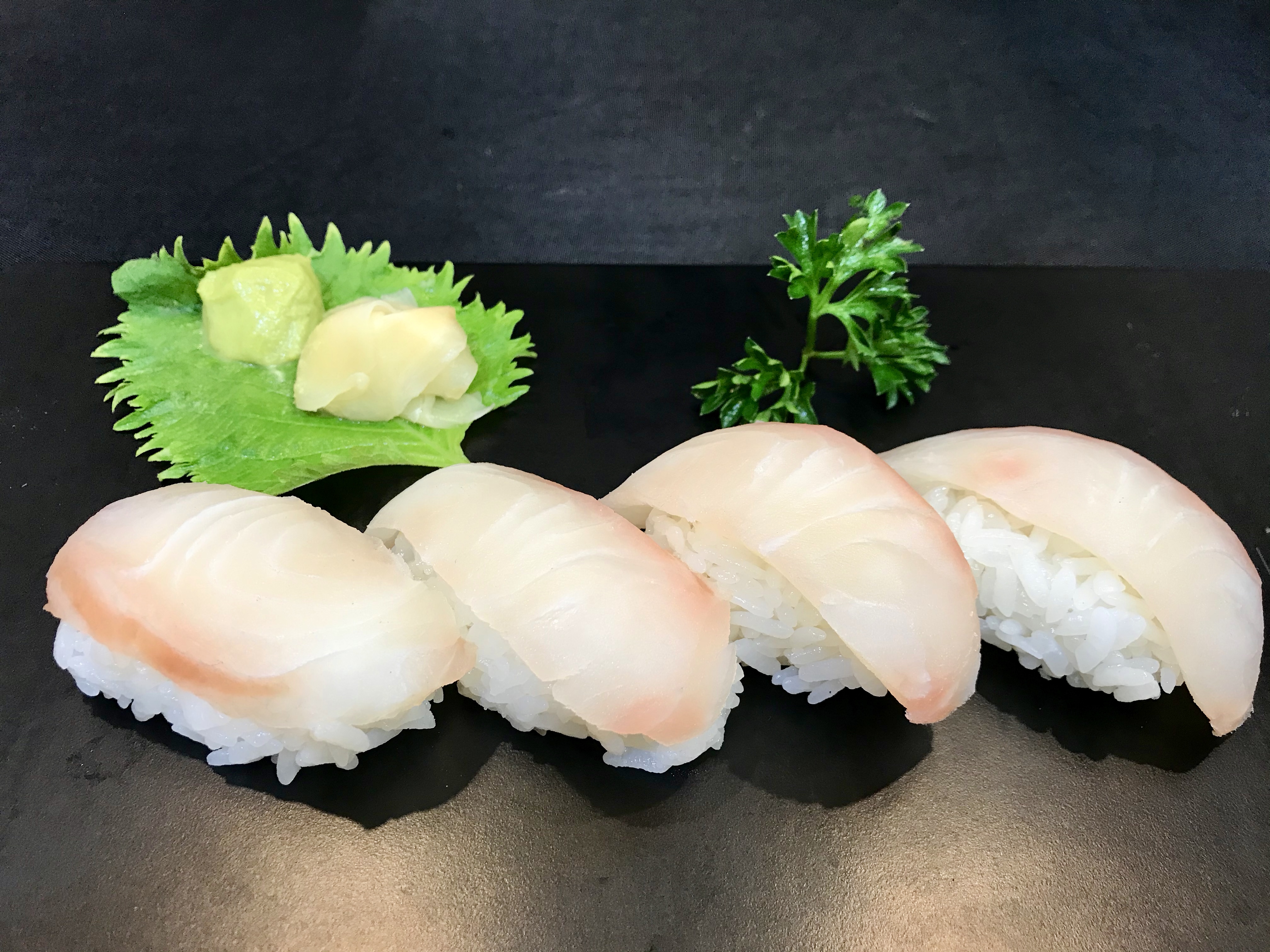 Order Red Snapper Nigiri food online from The Warehouse store, San Mateo on bringmethat.com