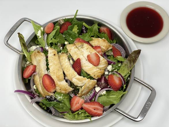 Order Strawberry Chicken Salad food online from Woodbridge Cafe store, Sachse on bringmethat.com