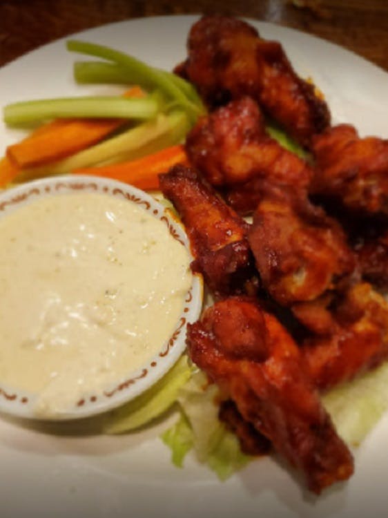 Order Delia’s Wings - 10 Pieces food online from Delia's Pizzeria & Grill store, Springfield on bringmethat.com